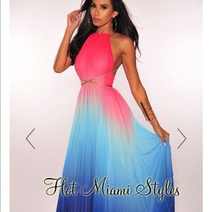 Beautiful Ombré Maxi Dress